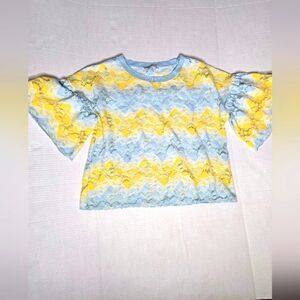 Zara Floral Lace Blouse